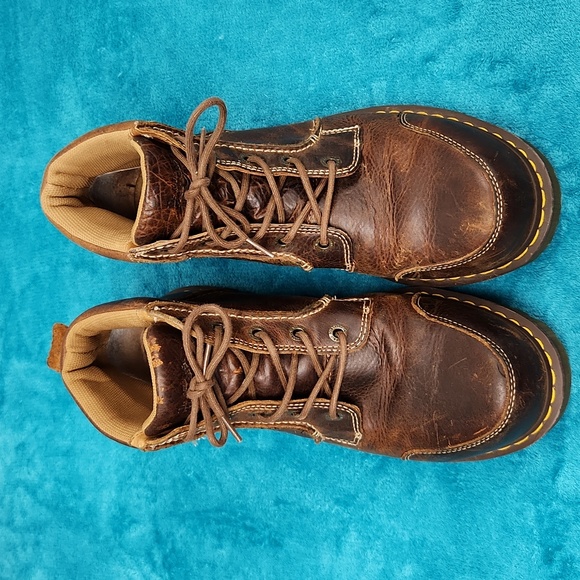 Dr. Martens Men's Brown Leather Nathan Boots Size 13M - Picture 2 of 11